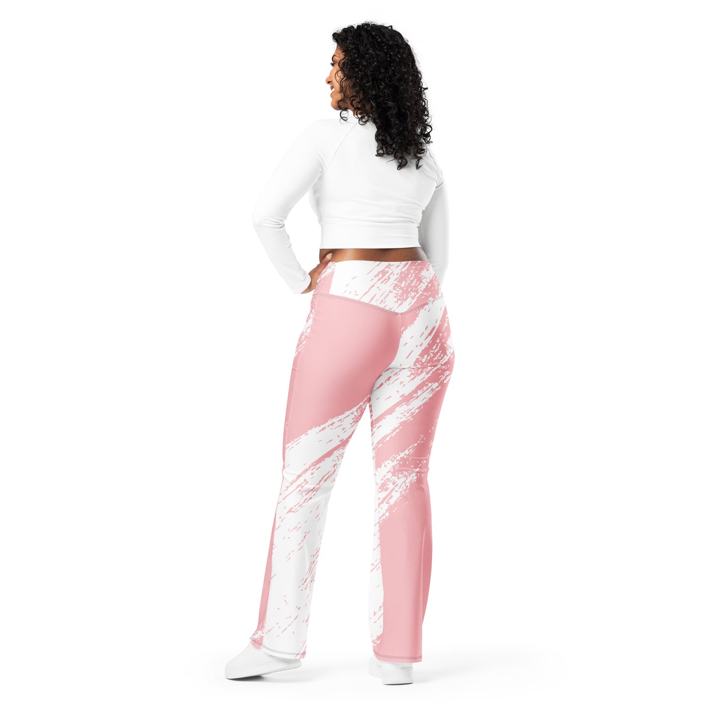 Mars Flare leggings (Pink & White)