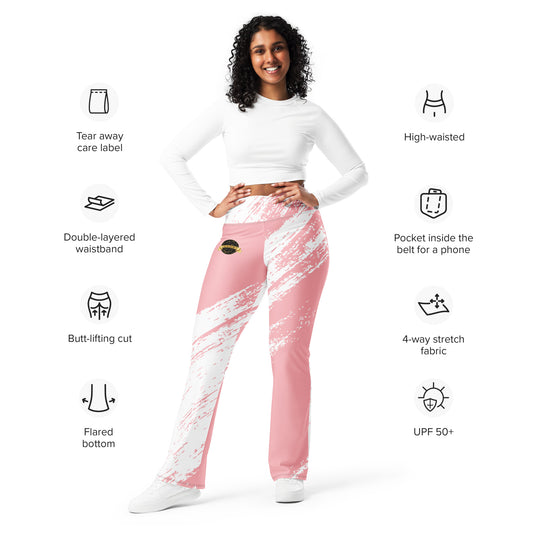 Mars Flare leggings (Pink & White)