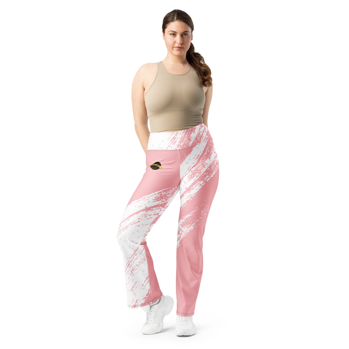 Mars Flare leggings (Pink & White)