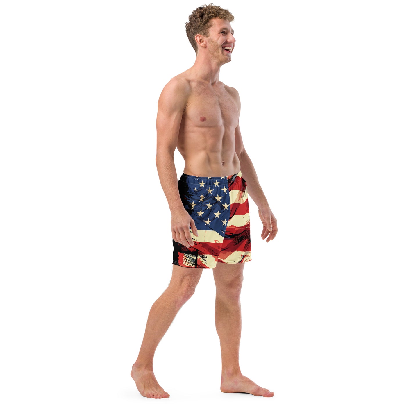 Independence day swim trunks