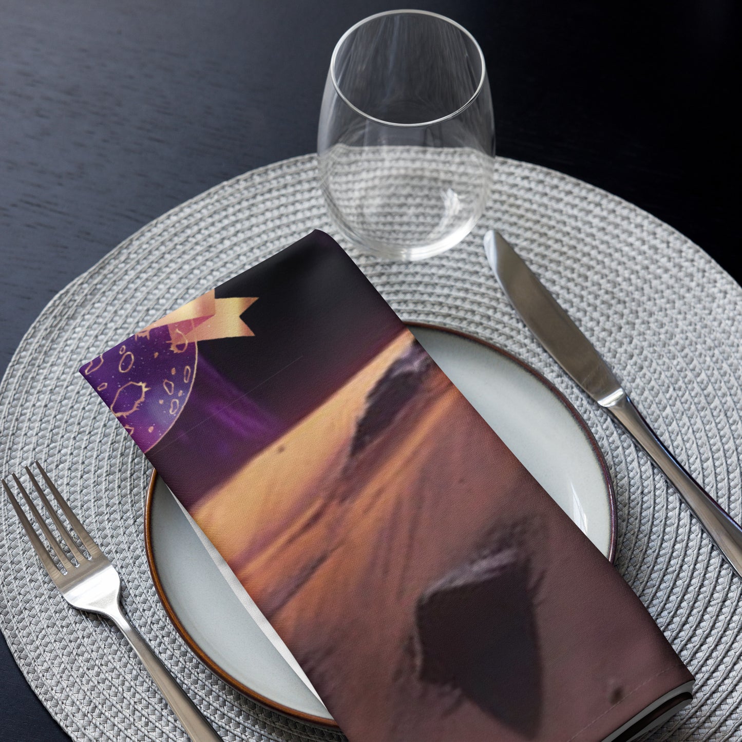 Galactic Mars Luxury Cloth napkin set