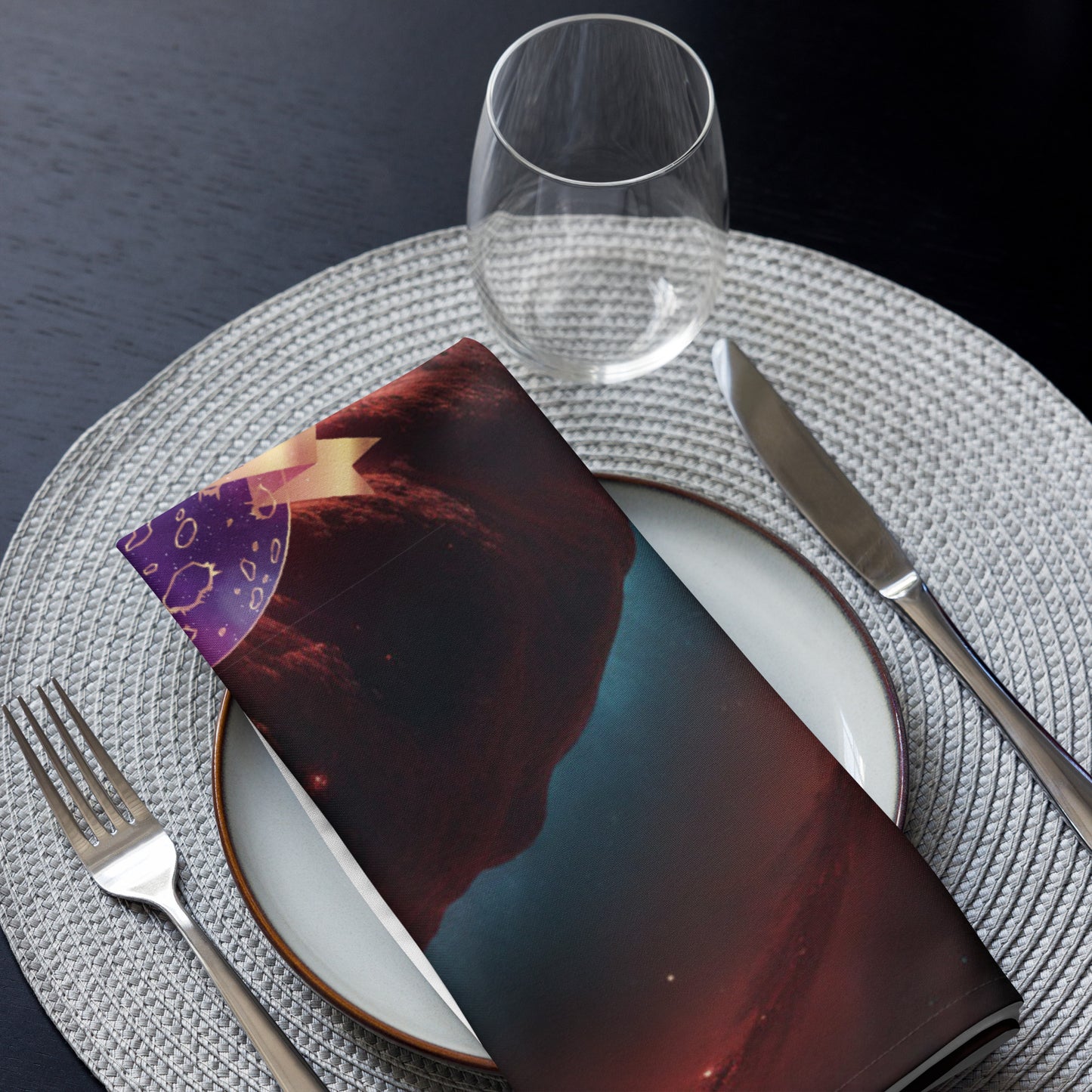 Galactic Mars Luxury Cloth napkin set