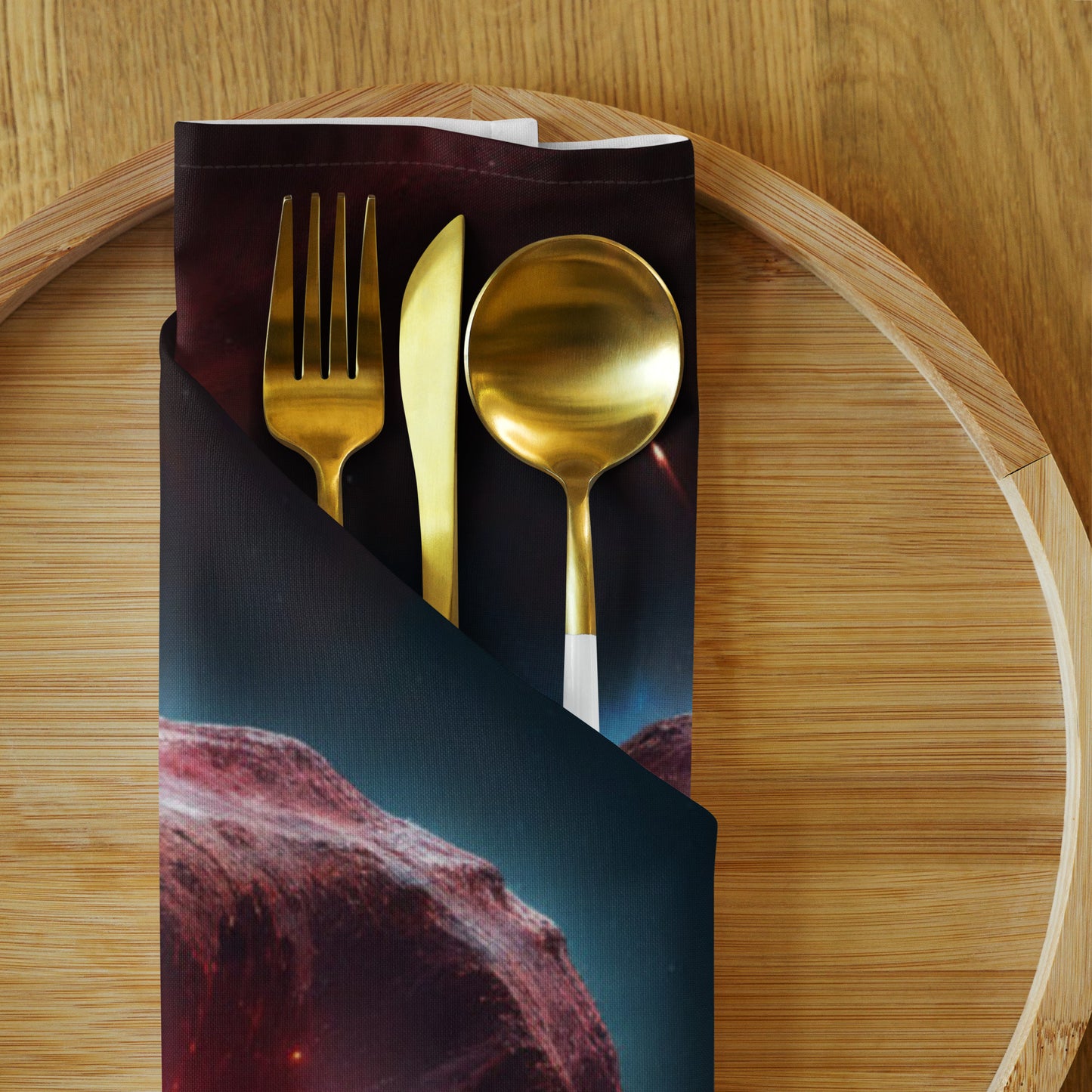 Galactic Mars Luxury Cloth napkin set