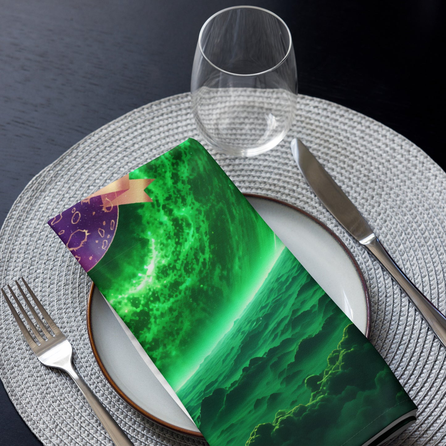 Galactic Mars Luxury Cloth napkin set