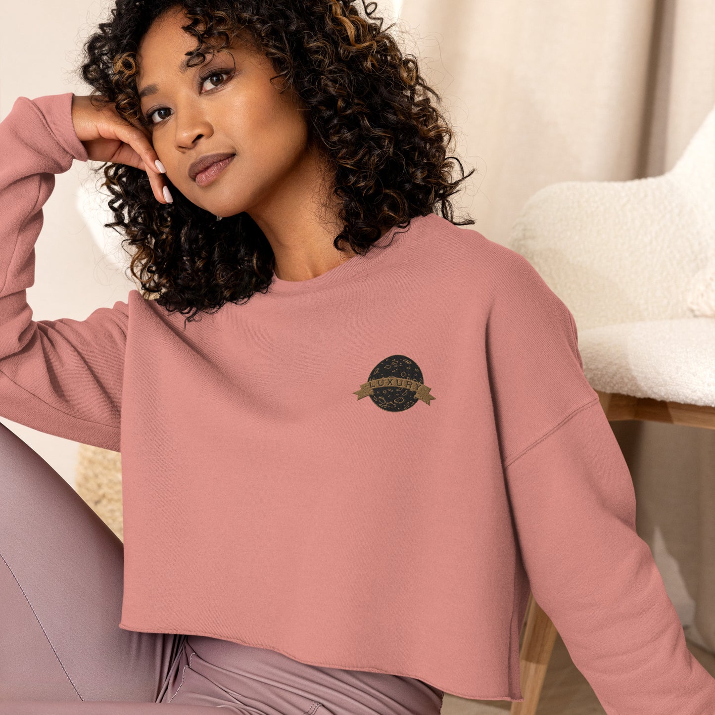 Mars Luxury Crop Sweatshirt